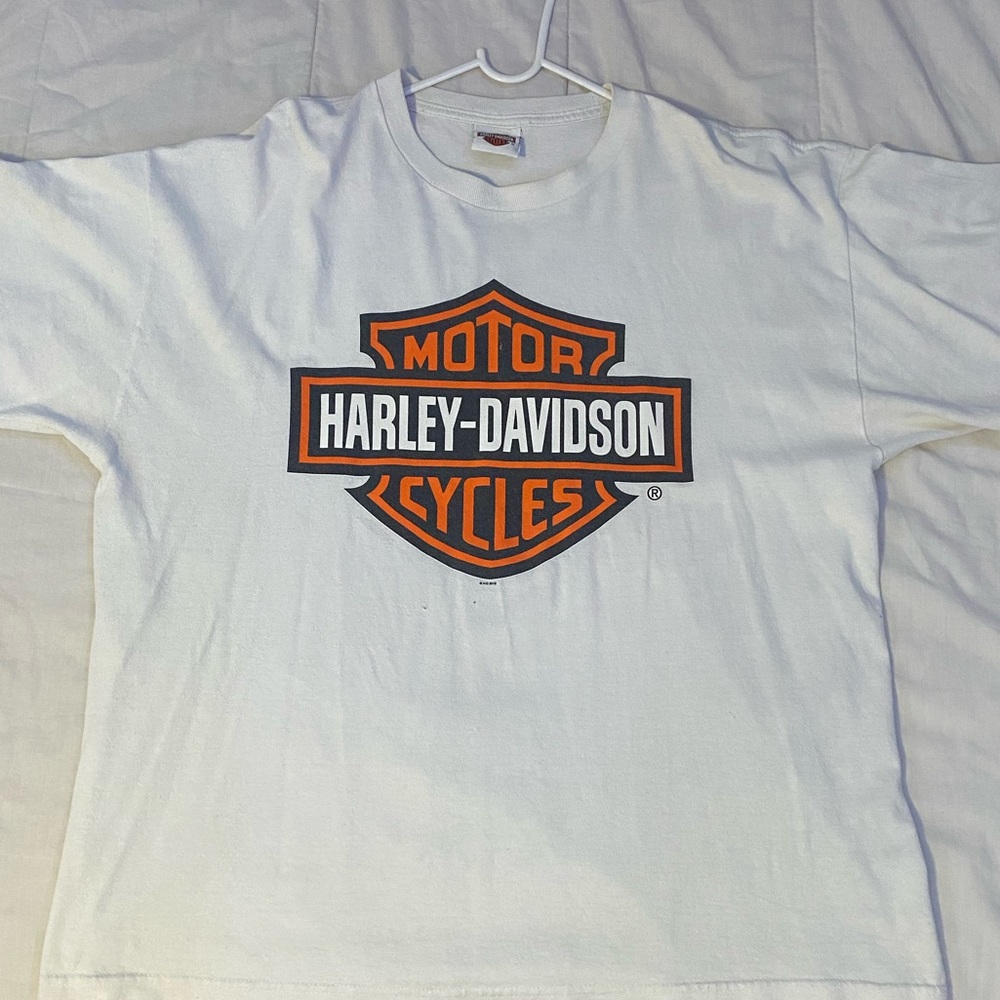 Harley Davidson white shirt